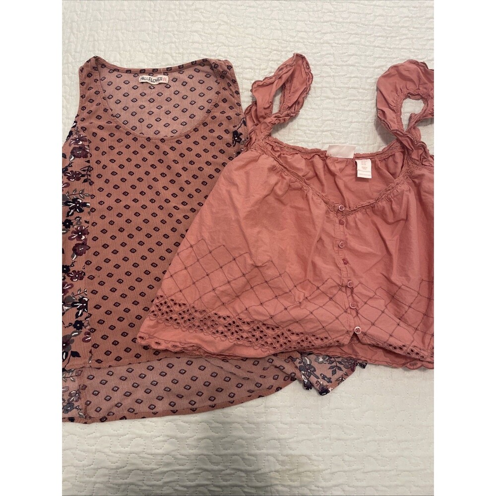 Anthropologie Shabby Chic Medium M Peasant Boho Tops Cottagecore Blouses Lot